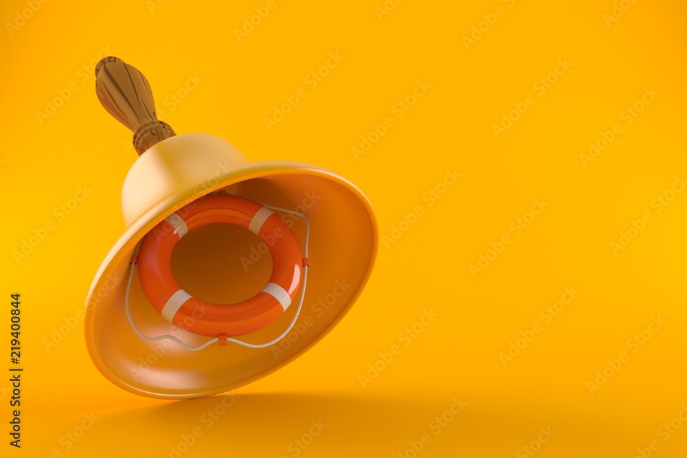 Handbell with life buoy