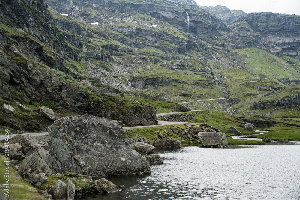 Naklejka premium The Roldal Mountain Area