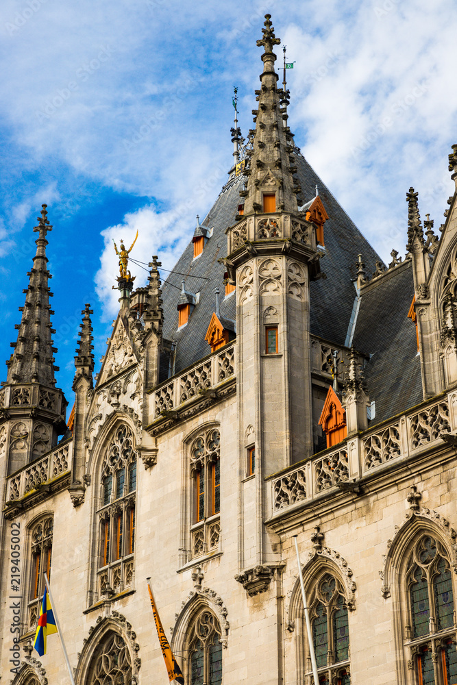 Fototapeta premium Beautiful buildings in Bruges, Belgium
