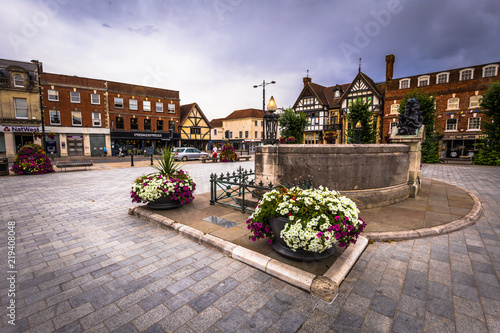 Foto Salisbury - August 07, 2018: Old historic center of Salisbury, England