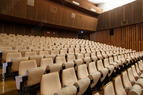 Empty cinema hall