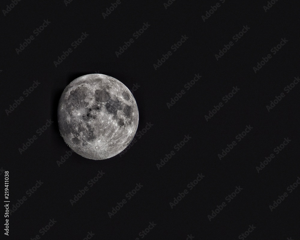 Obraz premium clear moon night sky