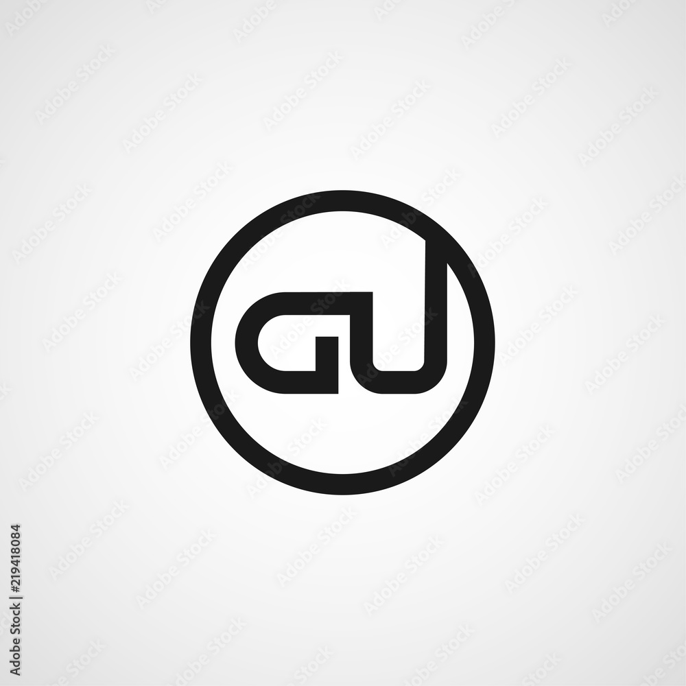 Initial Letter DU Logo Template Design Initial Letter DU Logo Template Design