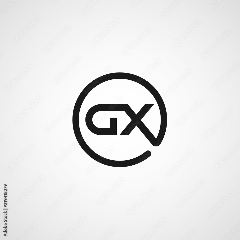 Initial Letter DX Logo Template Design Initial Letter DX Logo Template Design