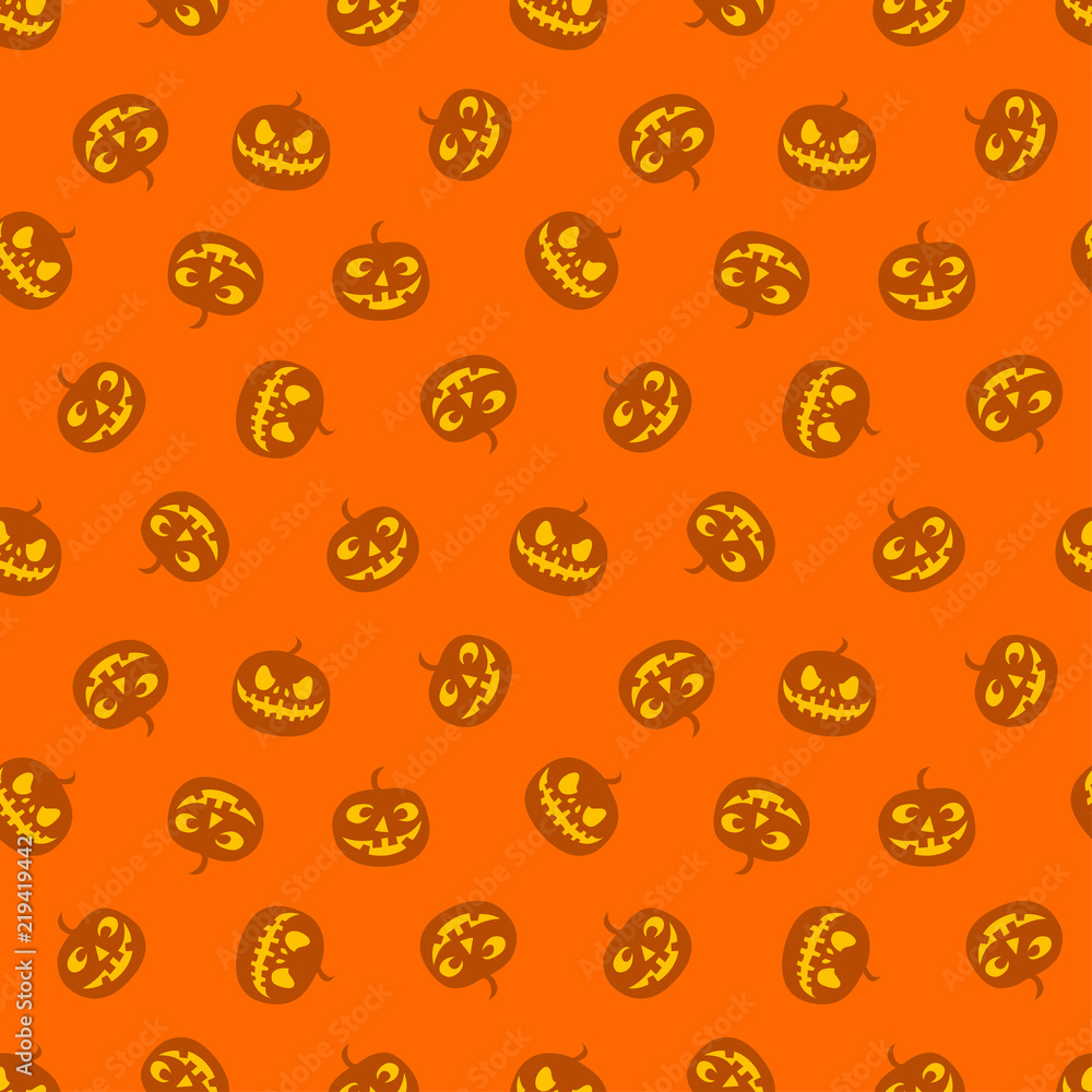 Seamless pattern of pumpkins, haloween. Vector illustration. Seamless pattern of pumpkins, haloween. Vector illustration.