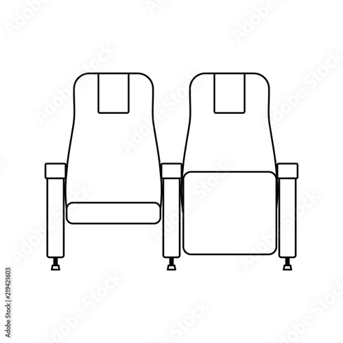 Cinema seats icon