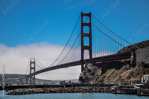 Nebelmeer bei der golden Gate Bridge