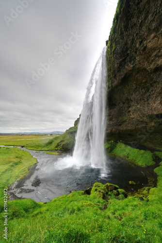 Beautiful waterfall Seljalandsfoss in Iceland © Rastislav