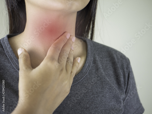 Women have sore throat.