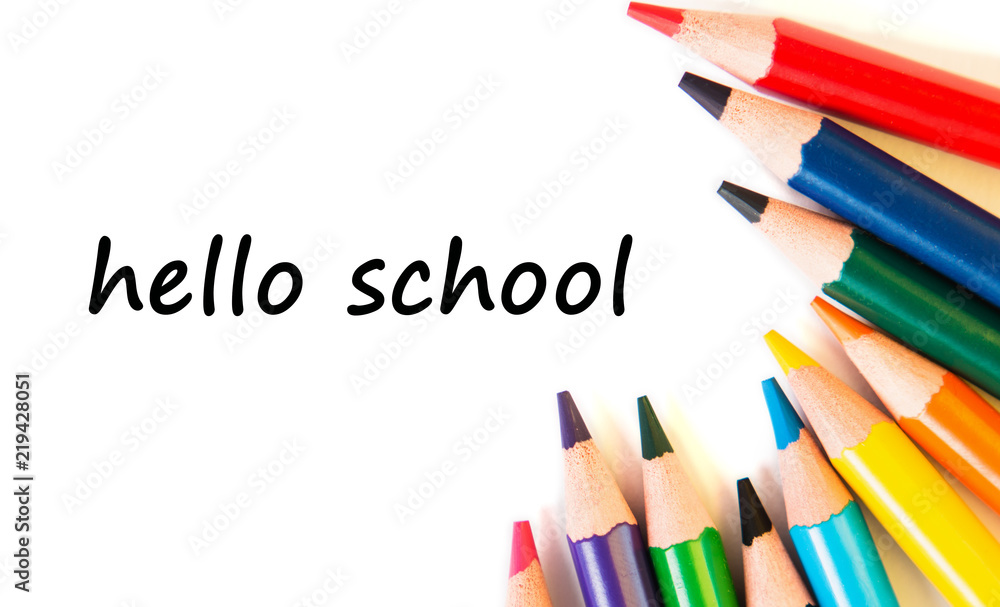 Color pencils isolated on white background. Color pencils isolated on white background.
