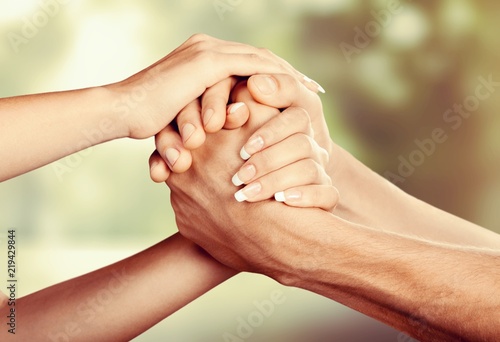 Wallpaper Mural Hands Teamwork concept Torontodigital.ca