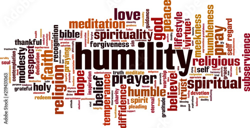 Humility word cloud