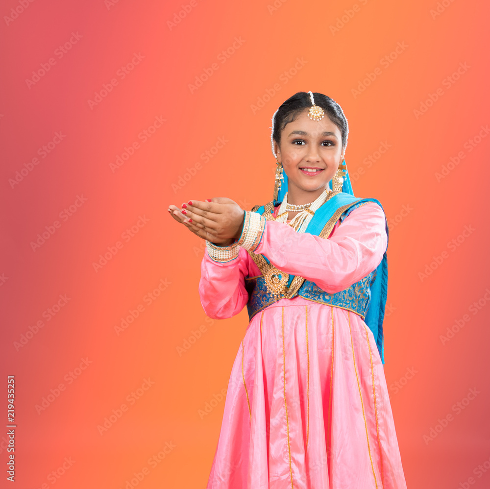 Portrait of a Young Kathak Classical Indian dancer Portrait of a Young Kathak Classical Indian dancer
