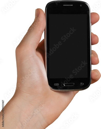 Smart phone with a blank screen