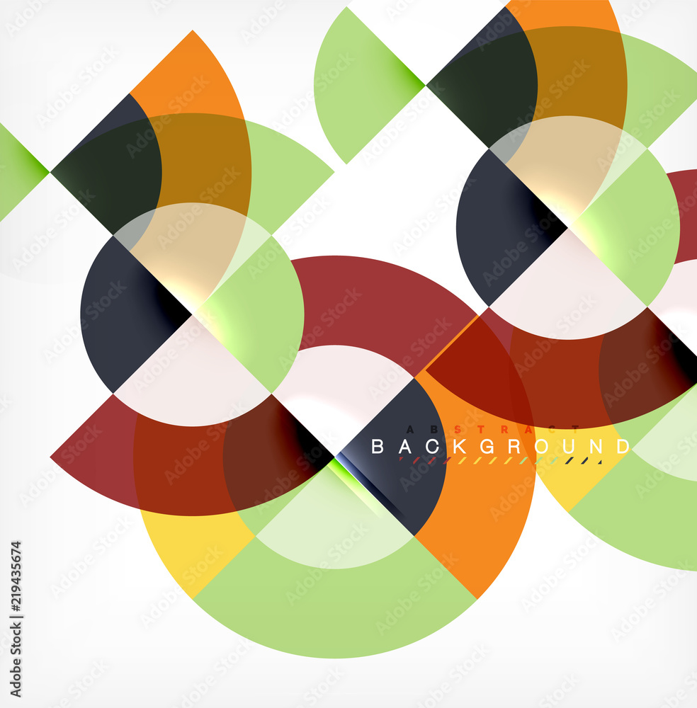 Modern circle abstract background Modern circle abstract background