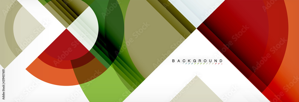 Vector circular geometric abstract background Vector circular geometric abstract background