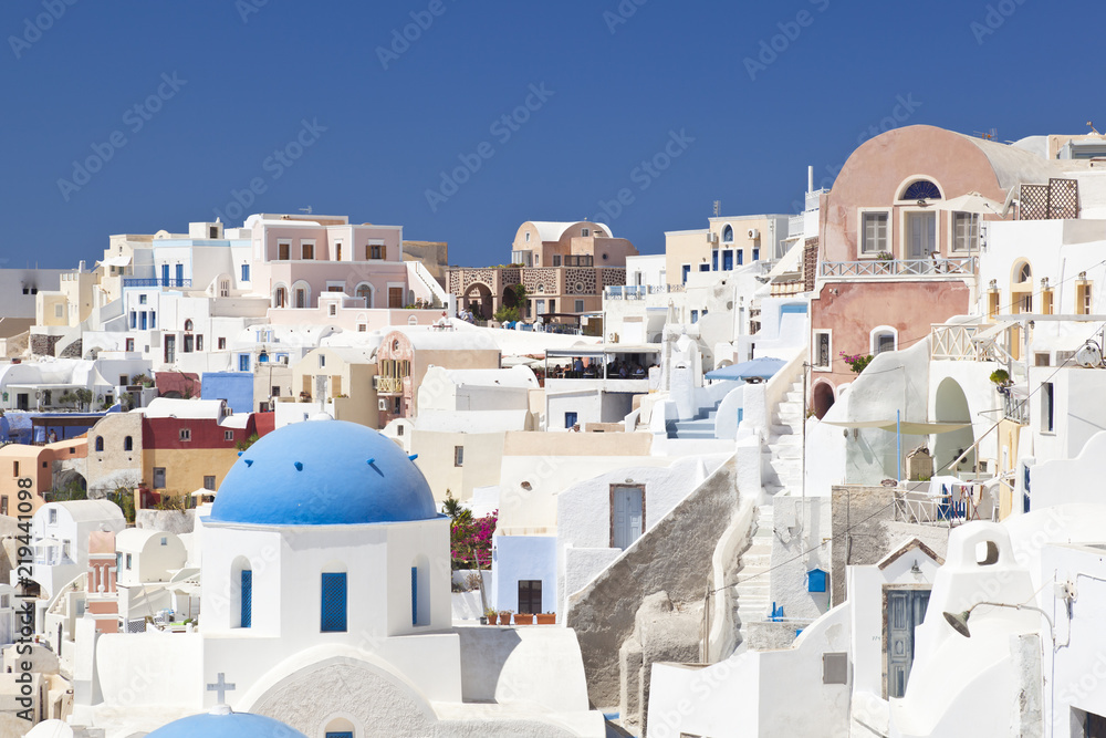 Naklejka premium Oia, Santorini