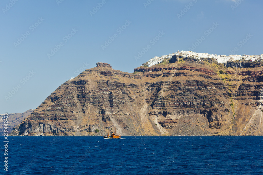 Santorini Cliffs At Imerovigli