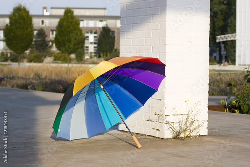 Multi Colored Umbrella © IndustryAndTravel