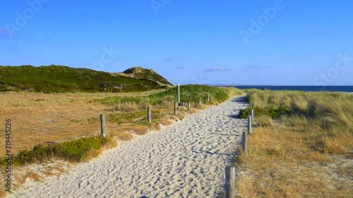 Sylt Dünen Landschaft Strandweg in Hörnum