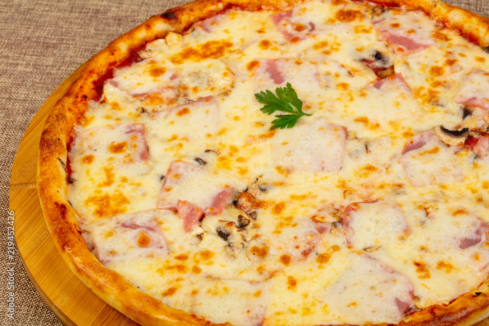 Pizza with ham Pizza with ham