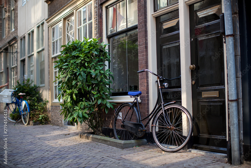 Bicycles in Dutch streets
