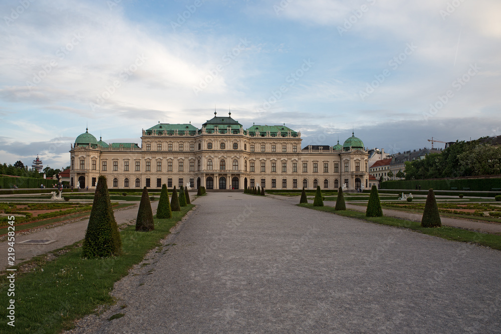 Royal Palace Belvedere in Vienna, Austria Royal Palace Belvedere in Vienna, Austria