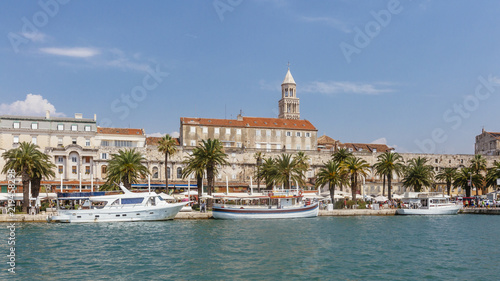 Port of Split, Croatia Viewed from the Sea