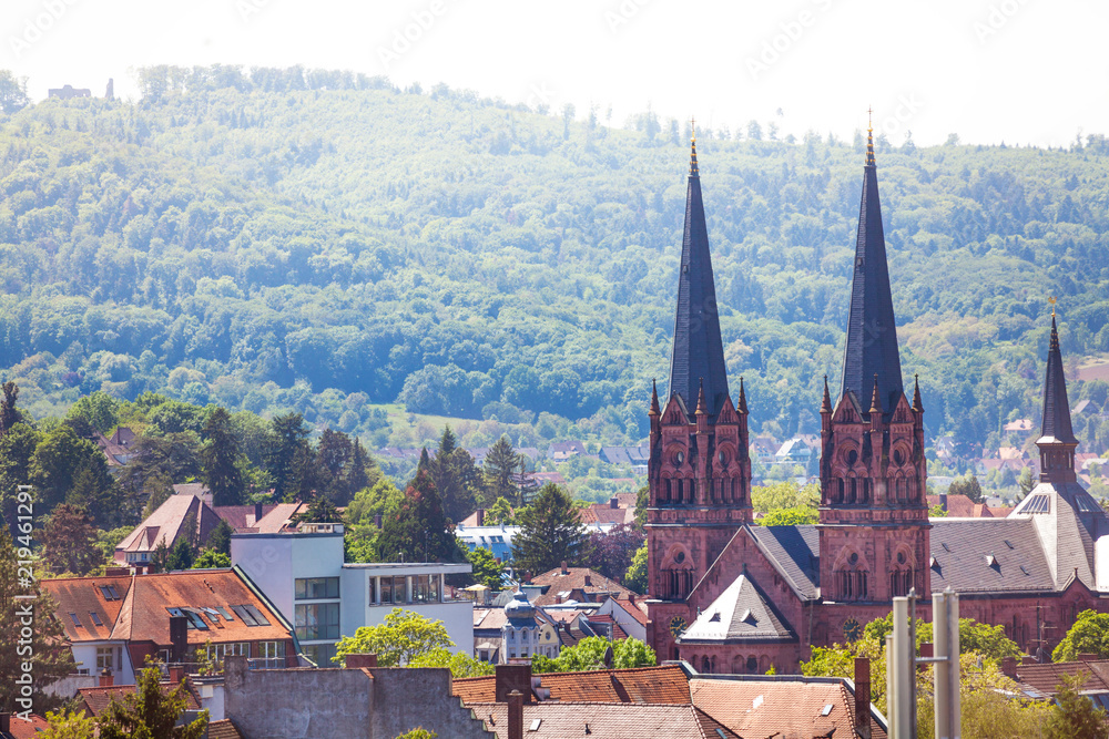 St. John church in Freiburg im Breisgau, Germany