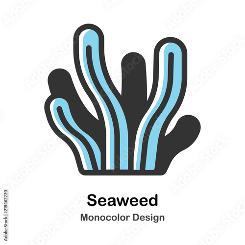 Seaweed Monocolor Illustration