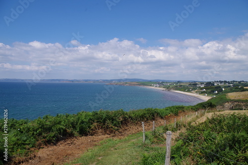 La baie de Douarnenez et la plage de Kervel