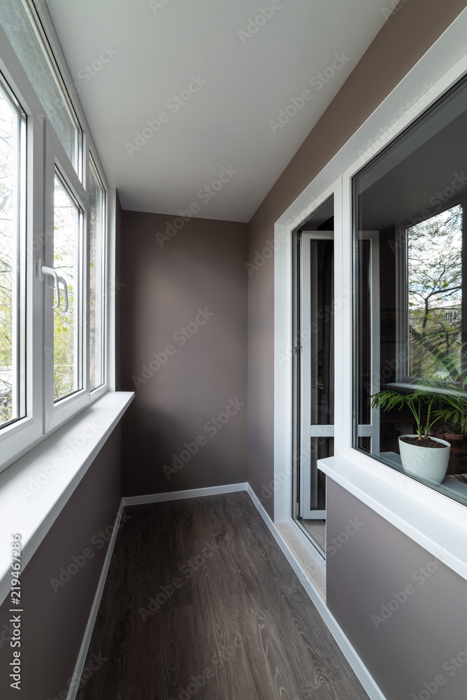 Fototapeta premium Balcony after repair
