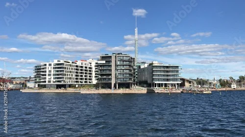 Quartier Tjuvholmen à Oslo, Norvège	 photo