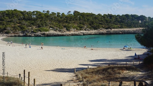 Vistas a playa paradis  aca en Mallorca