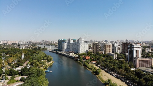 View of the Kuban River from the air. © Andrew Nikolenko