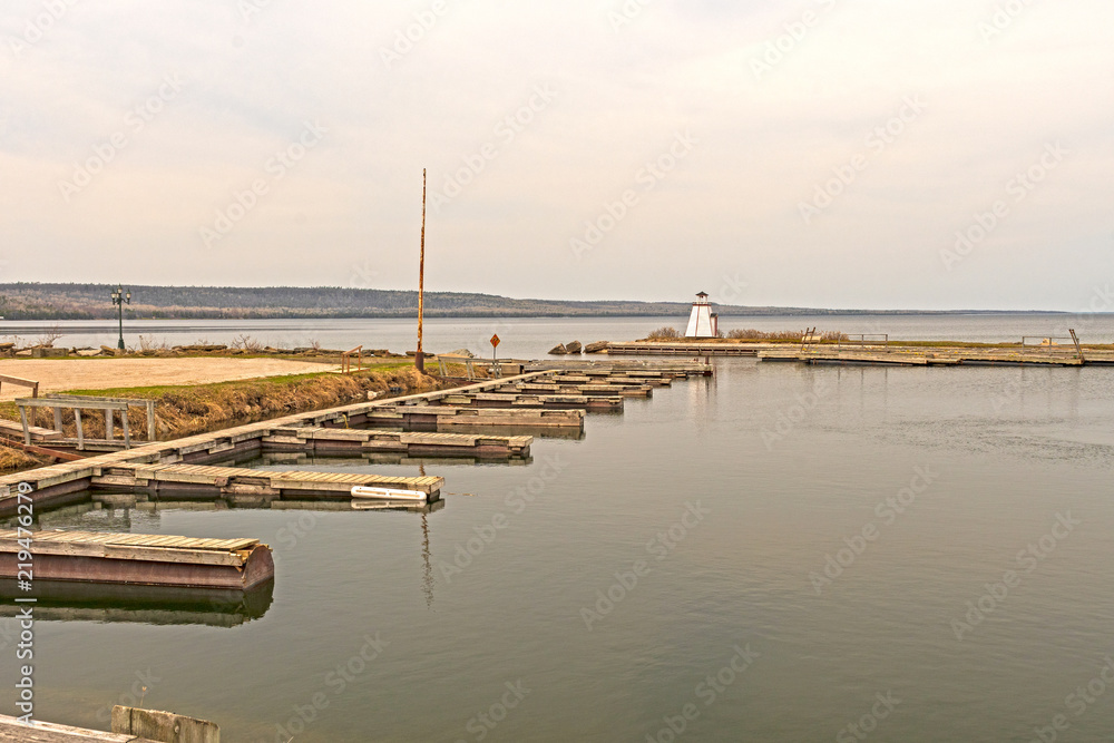Quiet Harbor in the Early Spring