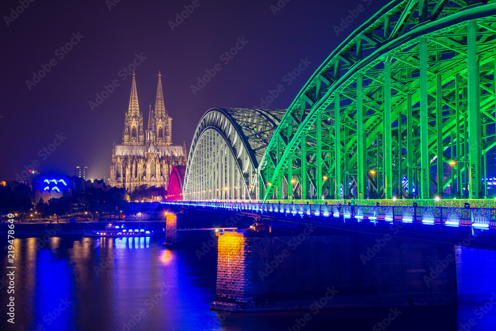 Köln, Dom und Hohenzollernbrücke