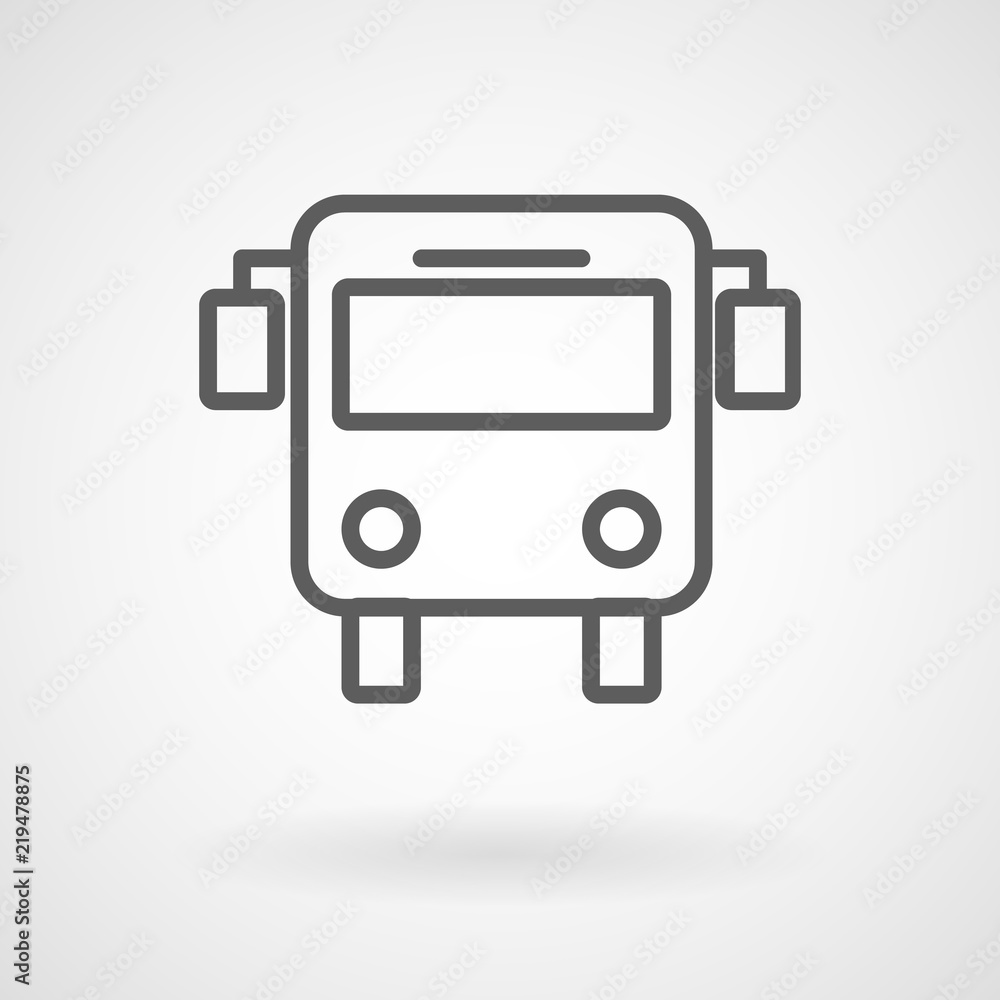 Bus public transportation flat icon, vector, illustration, eps file Bus public transportation flat icon, vector, illustration, eps file