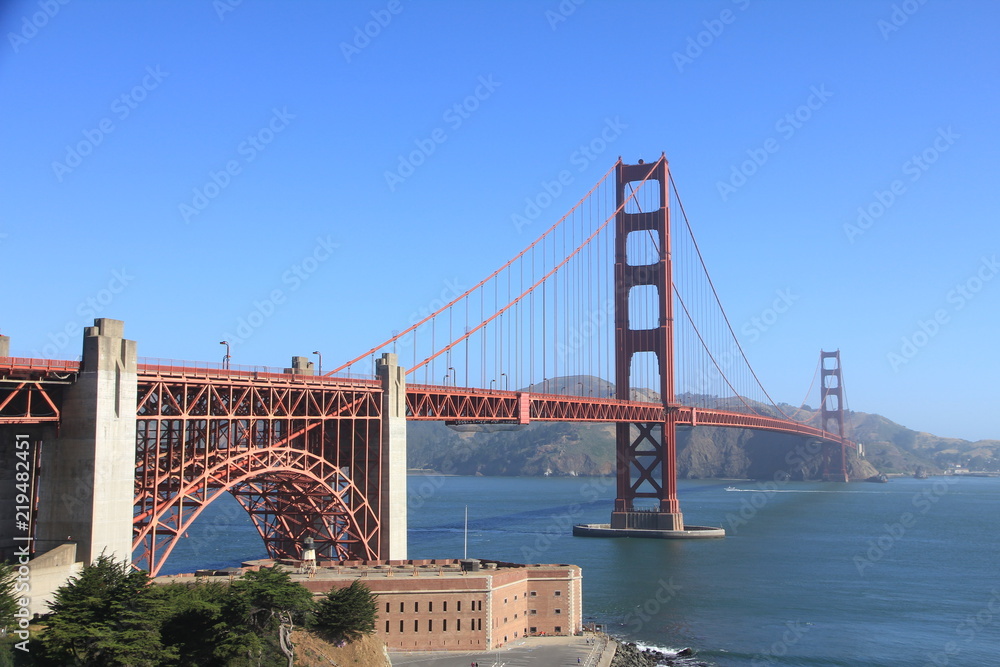Naklejka premium Golden Gate Bridge in San Francisco