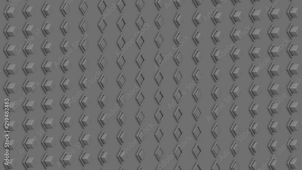 Abstract isometric background gray cubes buttons waves motion Abstract isometric background gray cubes buttons waves motion