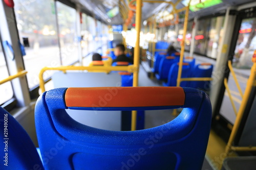 City bus interior