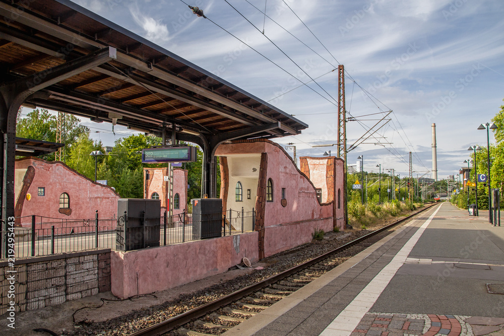 Bahnhof Uelzen - obrazy, fototapety, plakaty 