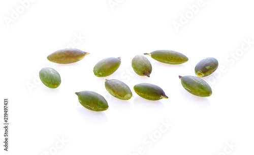 Wallpaper Mural Pumpkin seeds on white Torontodigital.ca