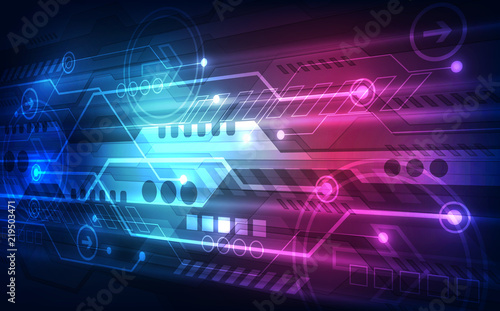 abstract digital speed technology concept background, vector illustration