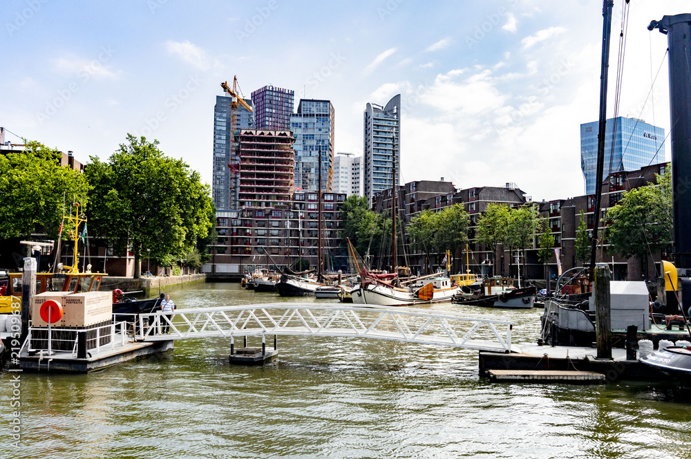 Harbor museum in Rotterdam, Netherlands