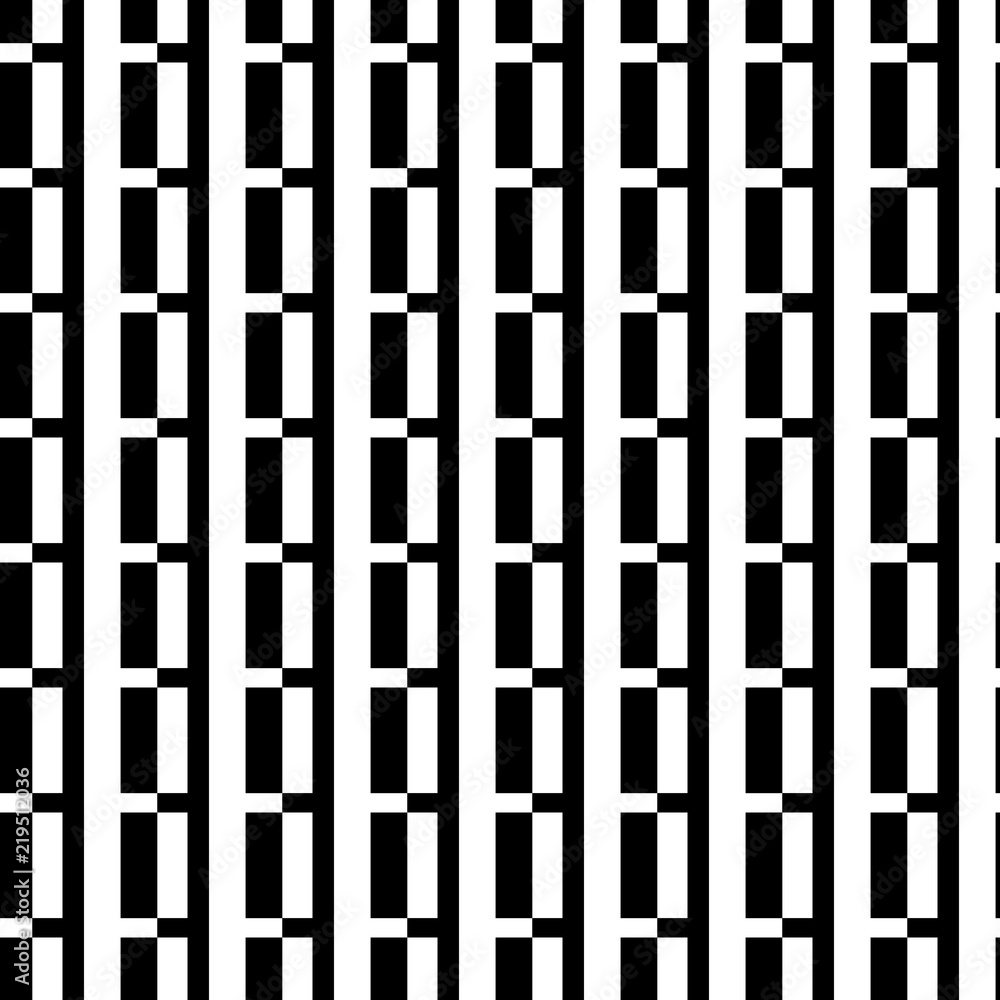 Geometric seamless pattern. Black and white illustration. Modern minimal design. Geometric seamless pattern. Black and white illustration. Modern minimal design.