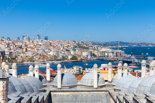 The view over Bosphorus strait, Istanbul, Turkey