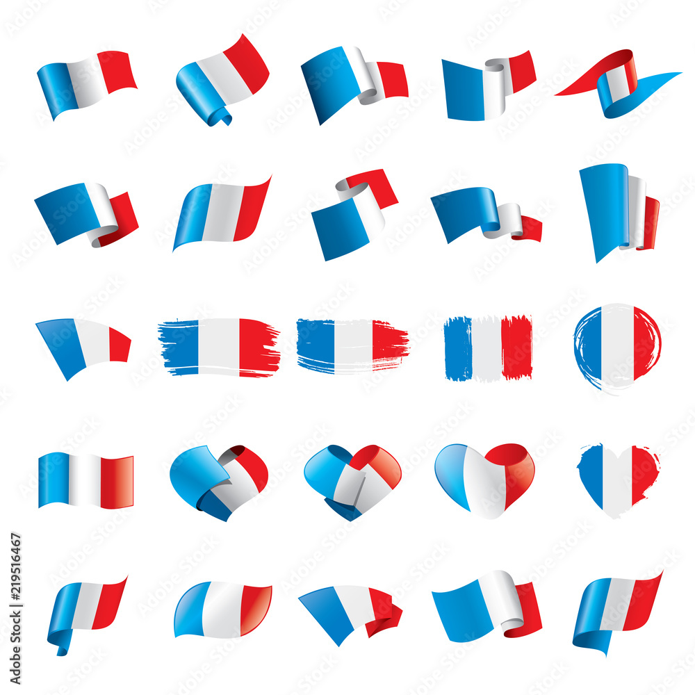 France flag, vector illustration France flag, vector illustration