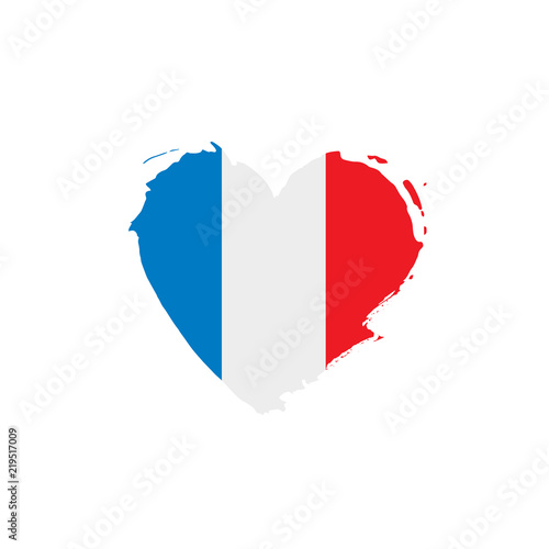 France flag, vector illustration