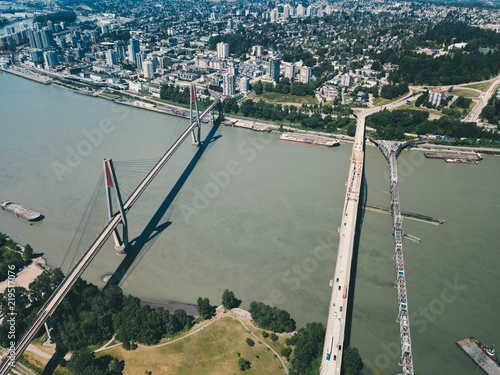 Photography Aerial Drone Shot Canada Surrey British Columbia BC Bridges